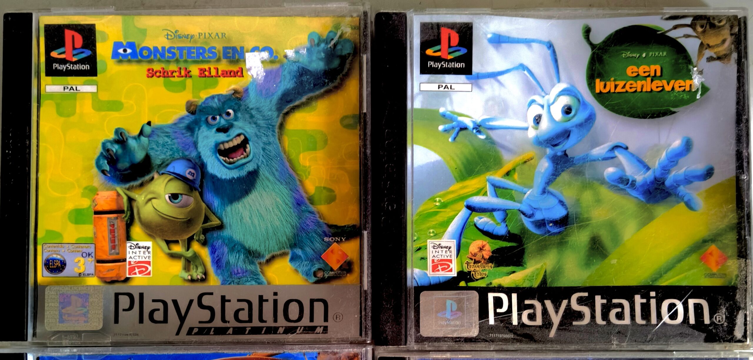 Disney Pixar ps1 games bundel
