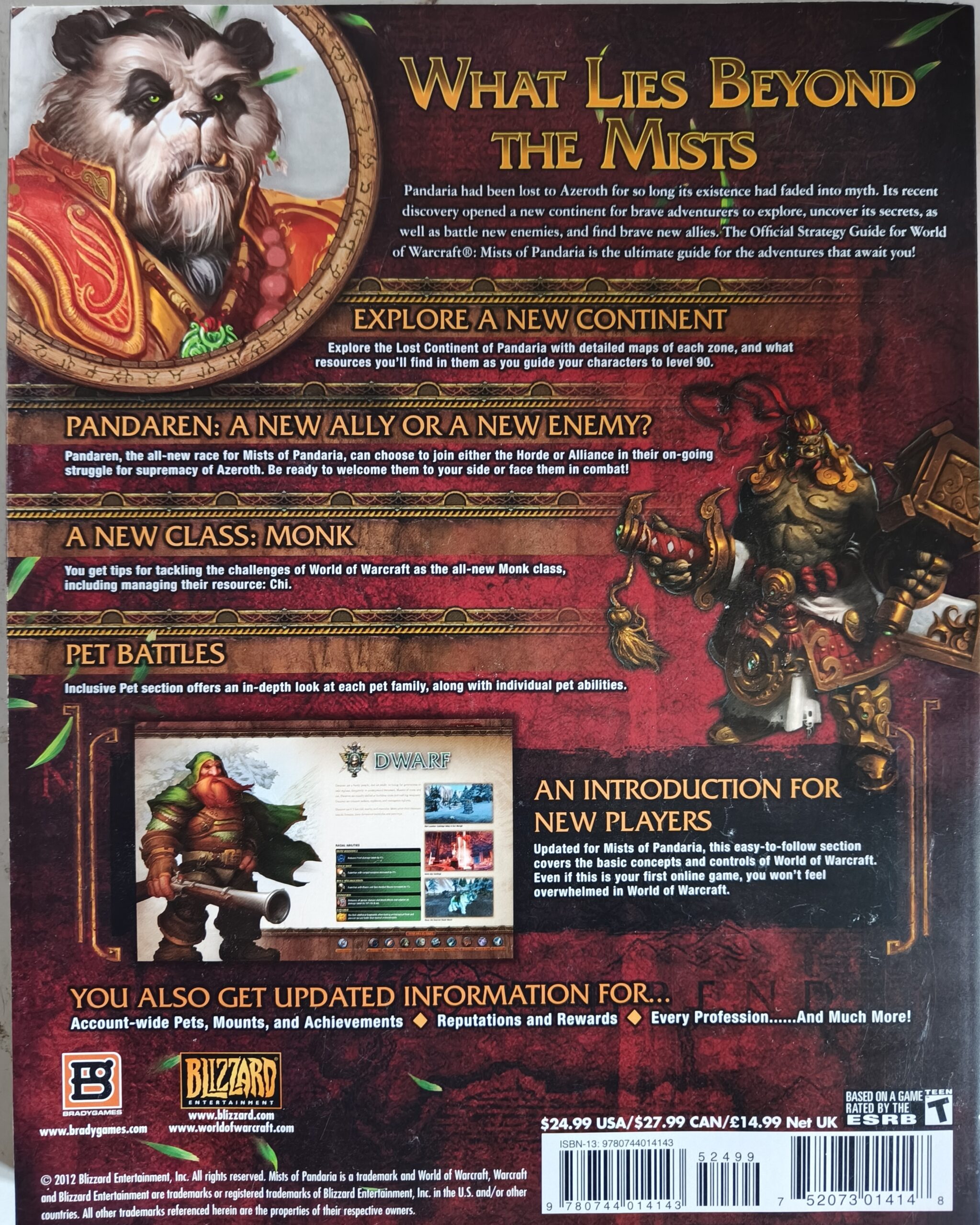World Of Warcraft: Mists of Pandaria BradyGames Strategy Guide
