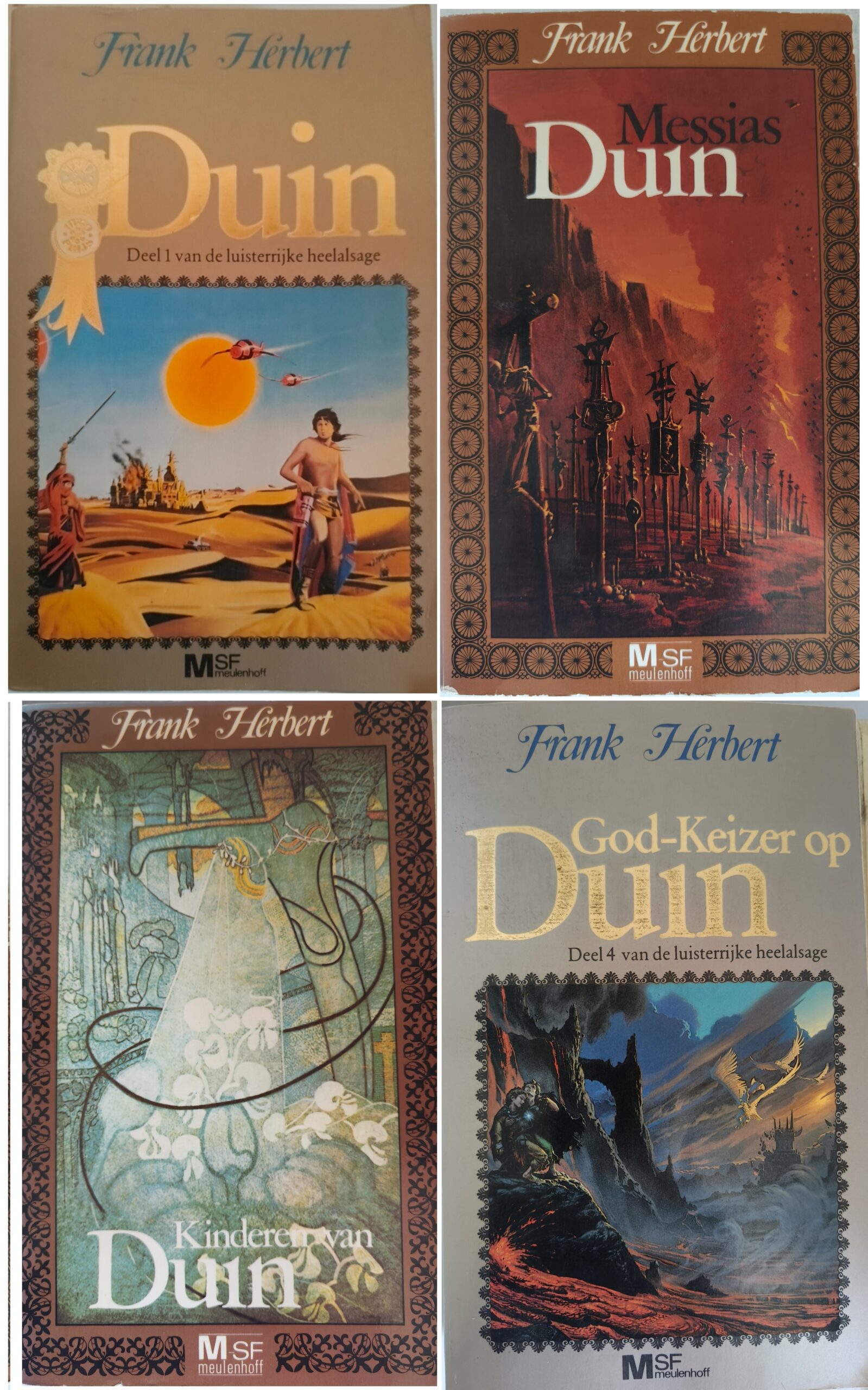 Frank Herbert's Dune / Duin 1 + 2 + 3 + 4 Nederlandstalige Bundel