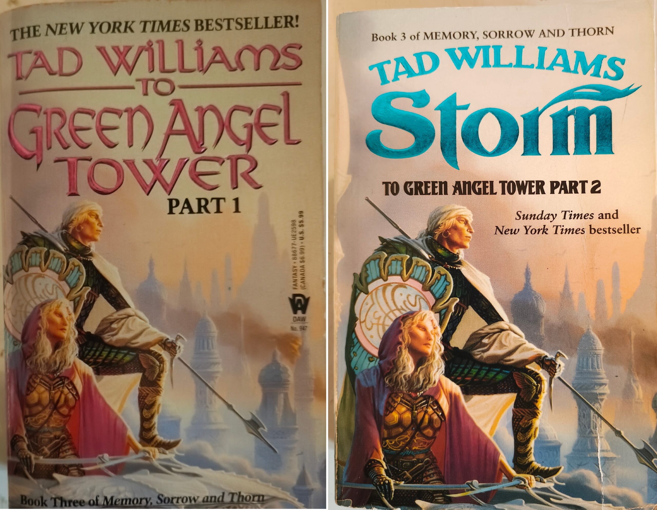 To Green Angel Tower 1 + 2 Tad Williams Fantasy Bundel (EN)